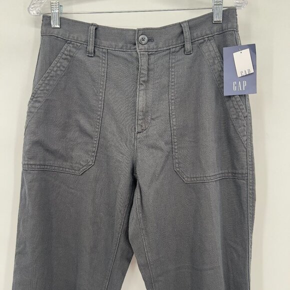 GAP Charcoal Gray Utility Jogger Pants Women's – Size 10 NWT - Picture 2 of 9
